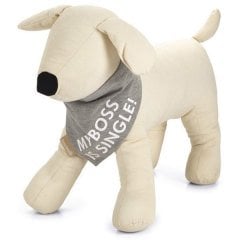 Beeztees Gri Bandanalı Köpek Boyun Tasması 28 x 25 cm Medium