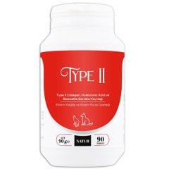 Natur Type 2 Eklem Kıkırdak ve Eklem Sıvısı Desteği Kedi Köpek Vitamini 90 Tablet