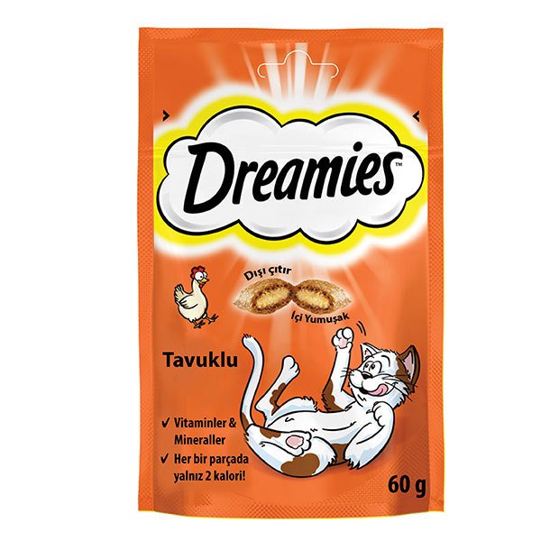 Dreamies Tavuklu Kedi Ödülü 60 gr