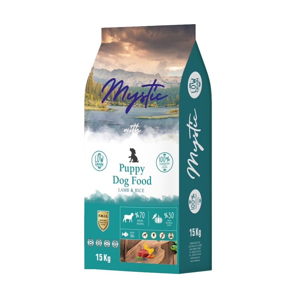 Mystic Az Tahıllı Kuzu Etli Yavru Köpek Maması 15 Kg