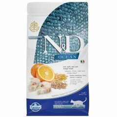 ND Cat Ocean Düşük Tahıllı Balıklı Portakallı 1,5 Kg