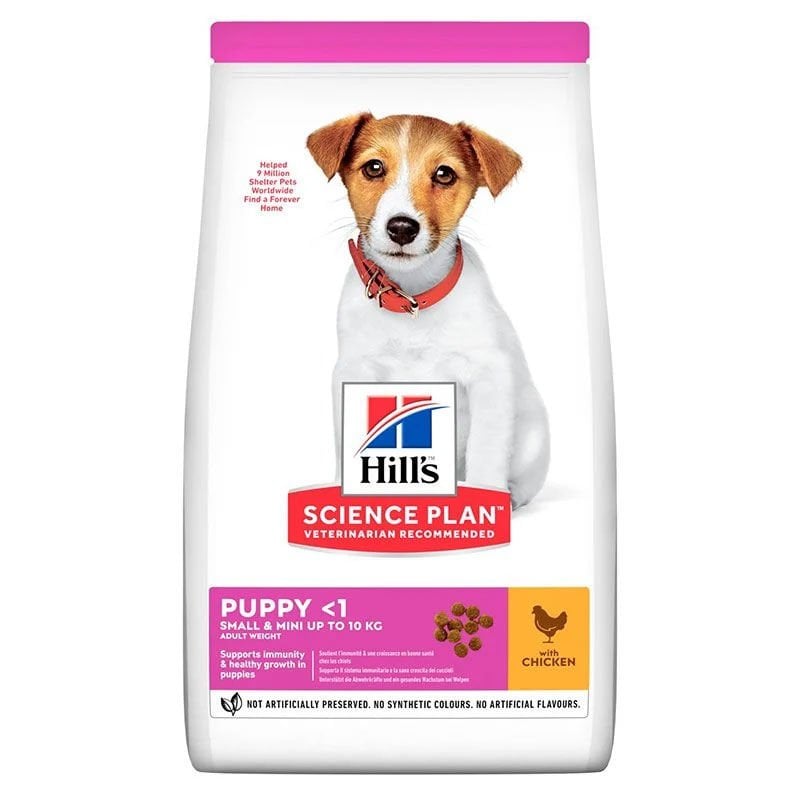 Hills Mini Puppy Tavuklu Küçük Irk Yavru Köpek Maması 1.5 Kg