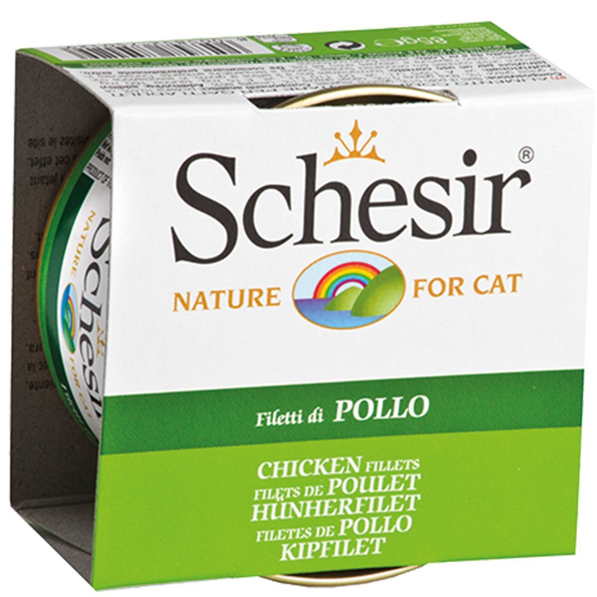 Schesir Jel İçinde Tavuk Etli Konserve Kedi Maması 85 Gr