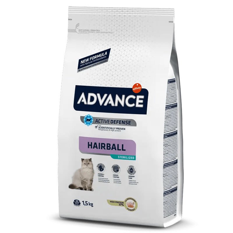 Advance Sterilized Hairball Hindili 1,5 Kg
