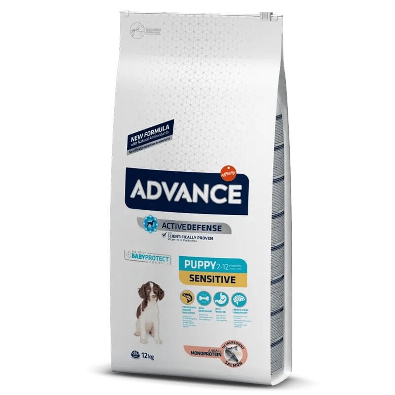 Advance Puppy Sensitive Somonlu 12 Kg Yavru Köpek Maması