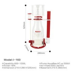 Aquabee COVE I-160 Protein Skimmer