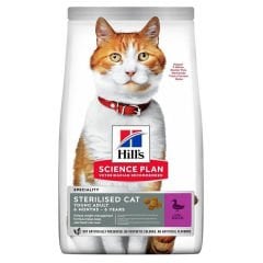 Hills Sterilised Cat Young Adult 3 Kg Duck Ördekli Kısırlaştırılmış Kedi Maması