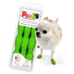 Pawz Siyah Köpek Galoşu Tiny Elma Yeşili