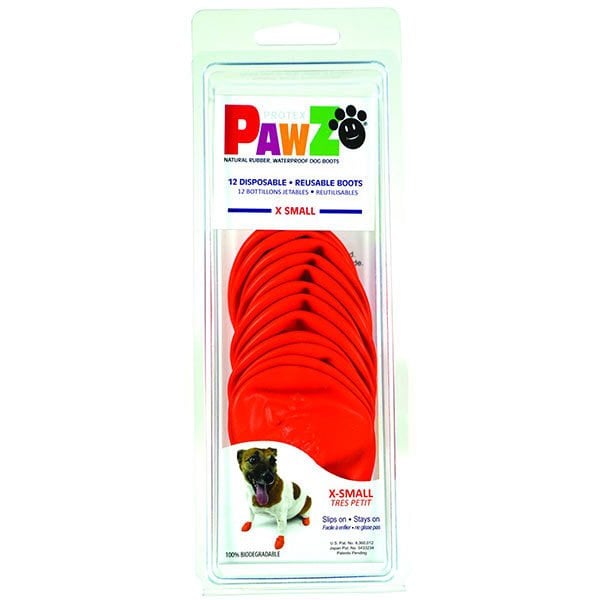 Pawz Turuncu Köpek Galoşu X-Small