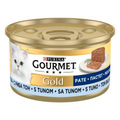 Purina Gourmet Gold Kıyılmış Ton Balıklı Kedi Yaş Mama 85 gr 6 Al 5 Öde