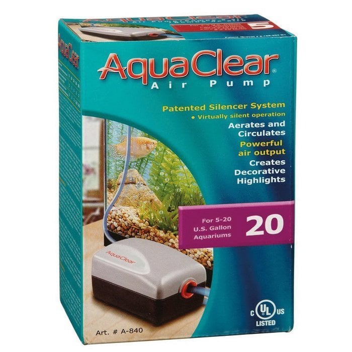 Aquaclear 20 Akvaryum Hava Pompası 5W, 19-75 L / hr