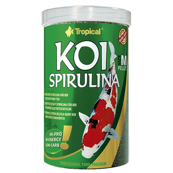 Tropical Koi Spirulina Pellet Medium 1000 ml 320 gr