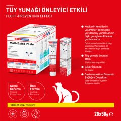 KIKI Kedi Malt Extra Paste Macun 50 gr 20 Adet