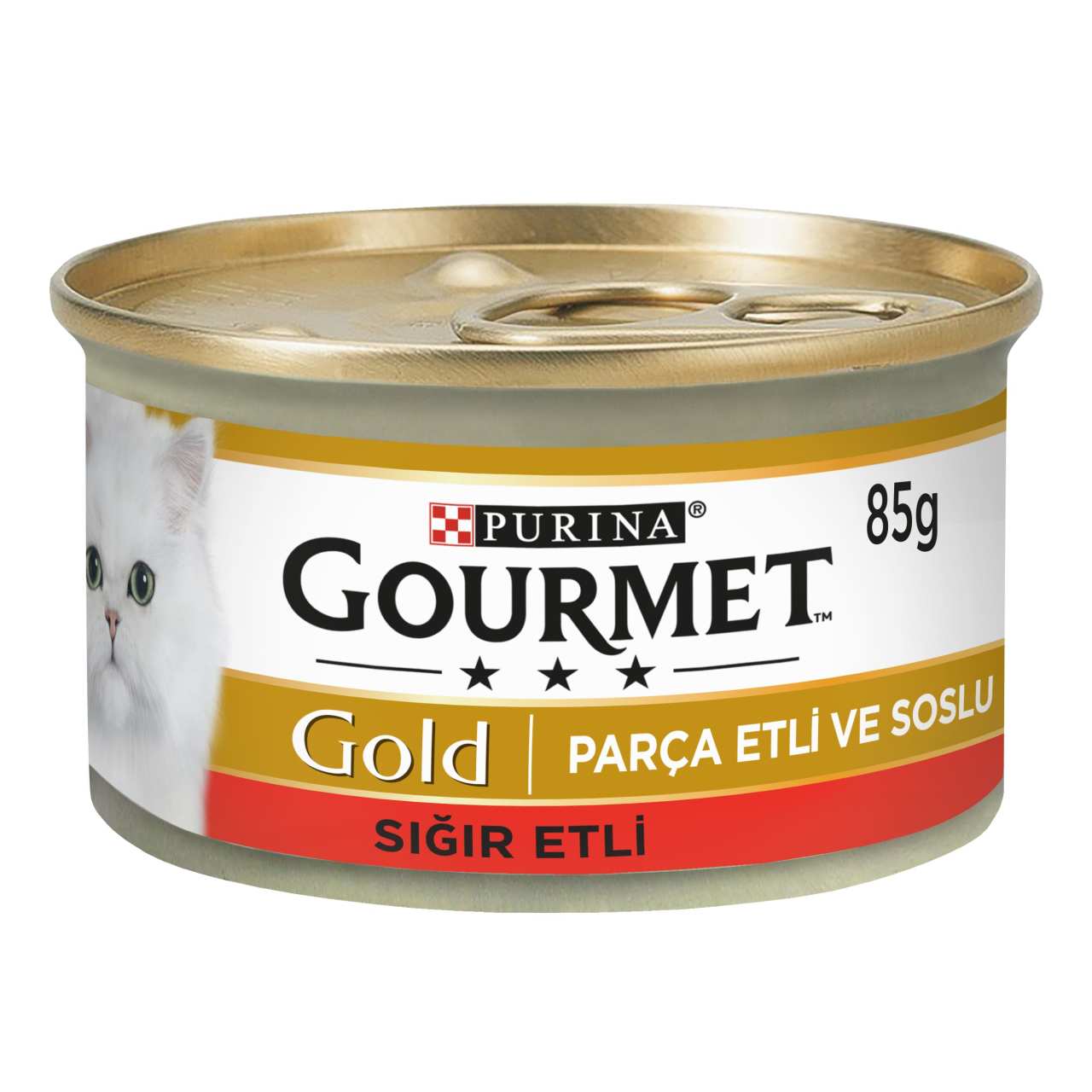 Purina Gourmet Gold Soslu Parça Sığır Etli Yaş Kedi Maması 85 gr