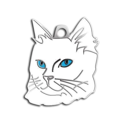 Dalis Pet Tag - Mavi  Gözlü Van Kedisi Kedi Künyesi