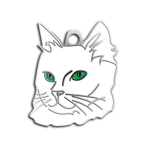Dalis Pet Tag - Yeşil Gözlü Van Kedisi Kedi Künyesi