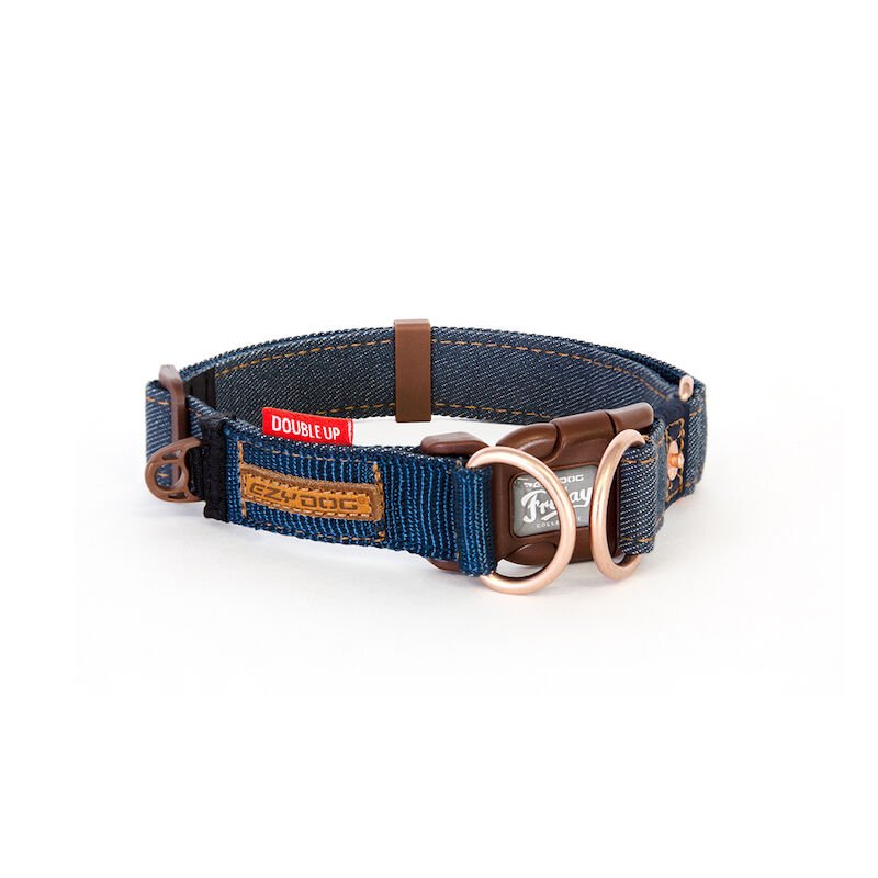 Ezydog 04805 Double Up Collar Denım S Köpek Göğüs Tasması