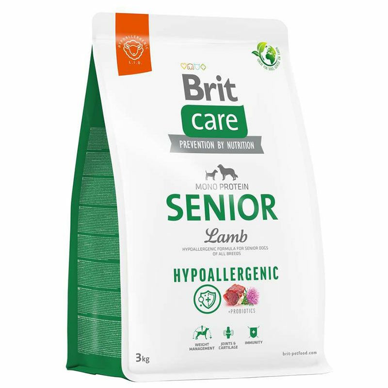 Brit Care Hypoallergenic Senior Lamb Rice 3 Kg Yaşlı Köpek Maması