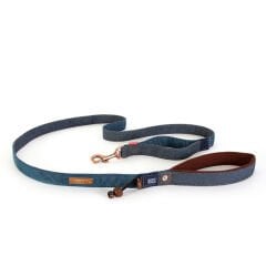 Ezydog 05093 Leashes Trainer Soft 25 mm Denim Köpek Gezdirme Tasması