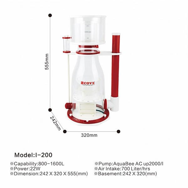 Aquabee COVE I-200 Protein Skimmer