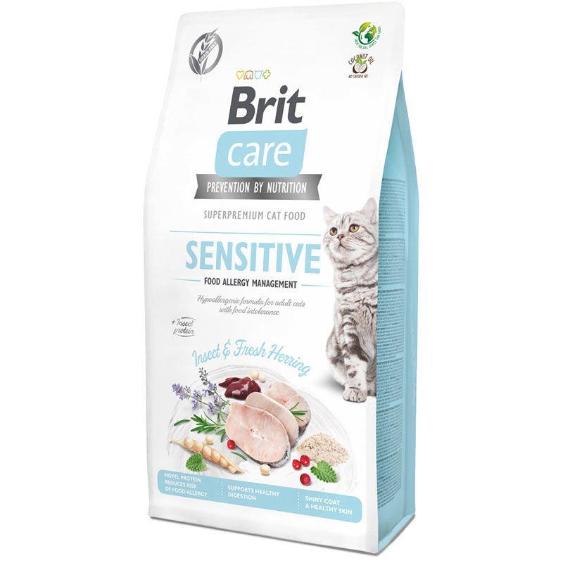 Brit Care GF Insect Gıda Alerijisi Olan Kediler İçin Böcek Proteinli Balıklı 7 KG