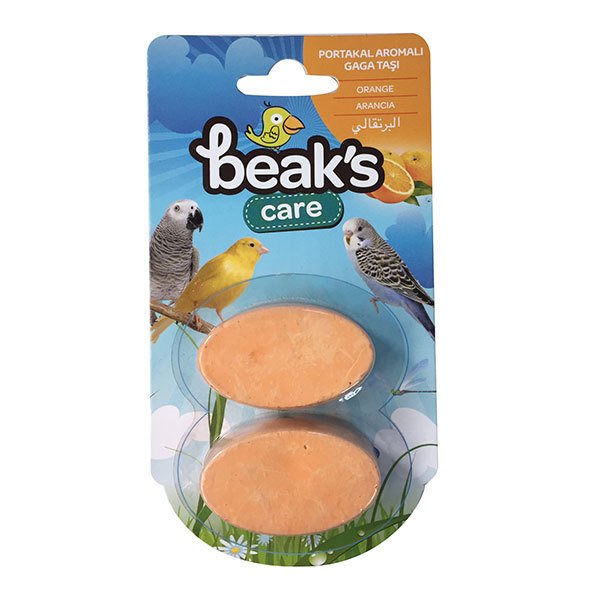 Beaks Portakal Aromalı Gaga Taşı 3,5 cm x 2 adet