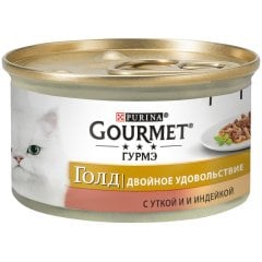 Purina Gourmet Gold Hindili Ördekli Konserve Kedi Maması 85 gr