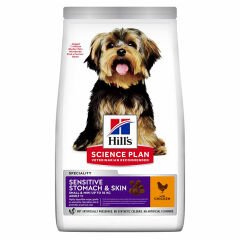 Hills Small Mini Dog Sensitive Stomach Skin Tavuklu 1.5 Kg