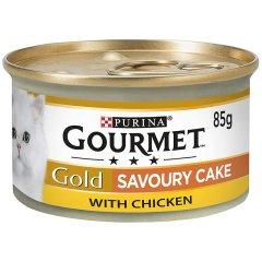 Gourmet Gold Savoury Cake Tavuklu Kedi Yaş Mama 85 gr