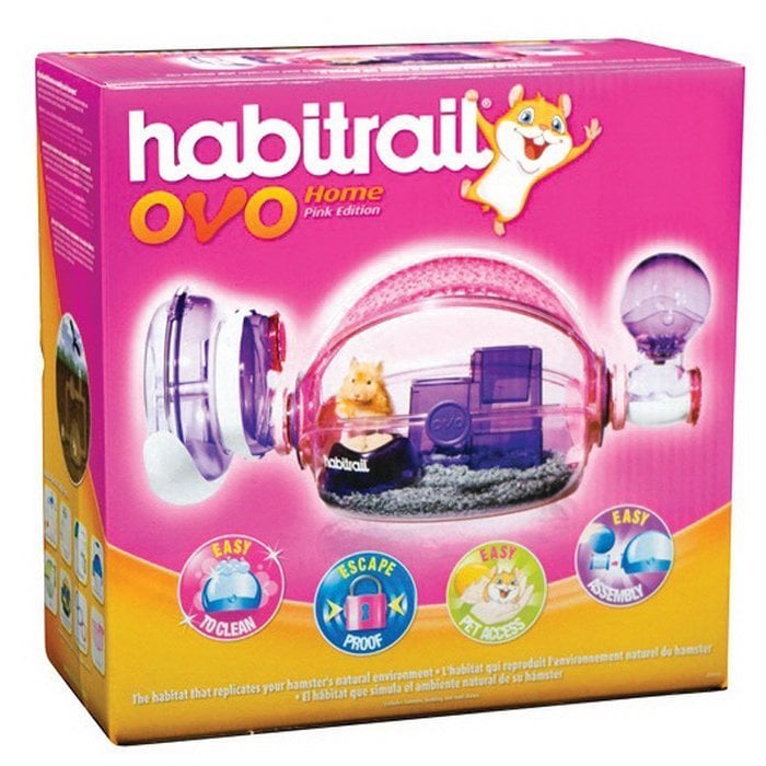 Habitrail Ovo Home Pembe (Hamster Kafesi)