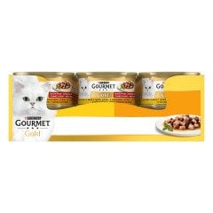 Purina Gourmet Gold Parça Tavuk Ciğer Kedi Yaş Mama 85gr x 24 Adet