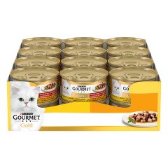 Purina Gourmet Gold Parça Tavuk Ciğer Kedi Yaş Mama 85gr x 24 Adet