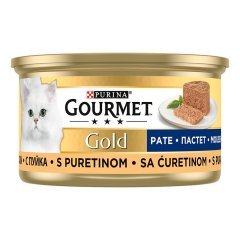 Purina Gourmet Gold Kıyılmış Hindili Kedi Yaş Mama 85 gr x 24 Adet