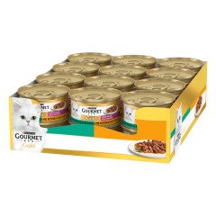 Purina Gourmet Gold Tavşanlı Ciğerli Konserve Kedi Maması 85 gr x 24 Adet