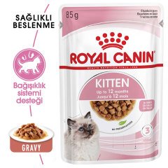 Royal Canin Kitten Gravy 85 Gr x 12 Adet Soslu Yavru Kedi Yaş Mama