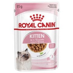 Royal Canin Kitten Gravy 85 Gr x 12 Adet Soslu Yavru Kedi Yaş Mama
