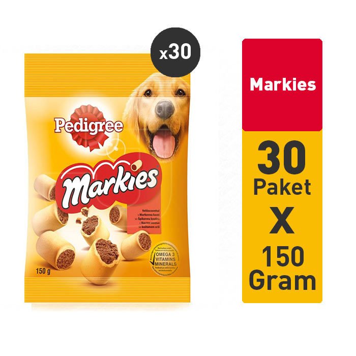 Pedigree Markies Köpek Ödül Bisküvisi 150 Gr x 30 Adet