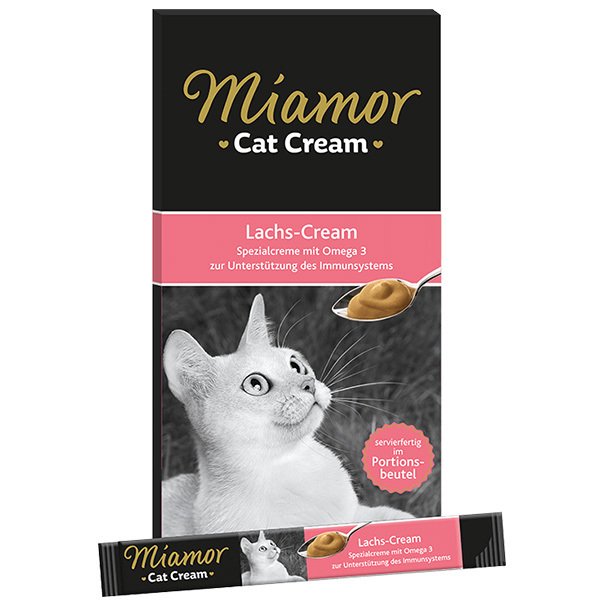 Miamor Cream Somon Kreması Kedi Ödülü 6 x 15 gr