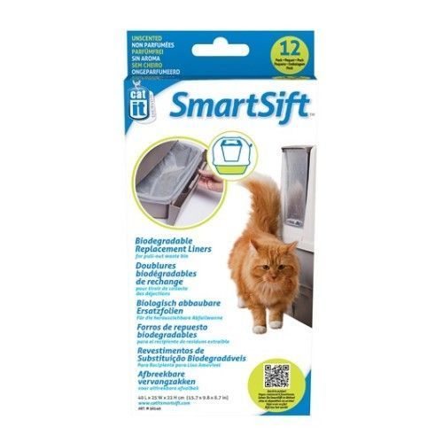 Catit SmartSift Kedi Tuvaleti Yedek Atık Poşeti 12'li