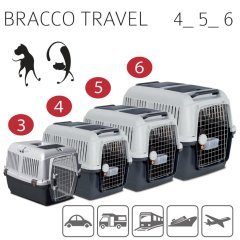MP Bracco Travel Vision Travel Kedi Köpek Taşıma Kafesi 92 x 64 x 67,5 cm