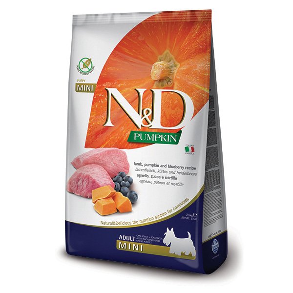 N-D Pumpkin Kuzu Yaban Mersini Adult Mini 2.5 Kg