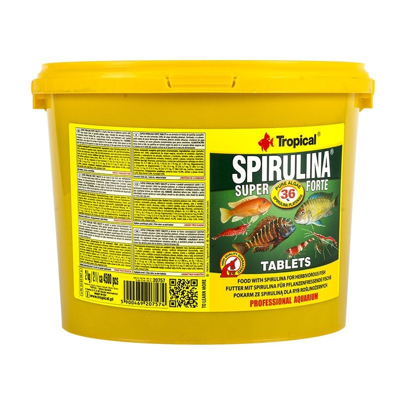 Tropical Spirulina Super Forte Tablets 100 Adet - Açık Paket