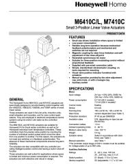 Honeywell M6410L2031 3Yollu Vana Motoru - 220V