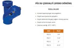 Mirox Toplu Çekvalf  Dişli Tip - 1½'' 