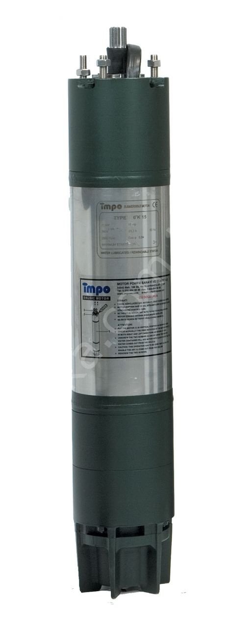 İmpo - 10'' Dalgıç Motoru - 125 HP (92 Kw) - Yıldız Üçgen