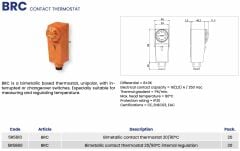 IMIT BRC 545610 (20-90°C) Satıh Termostatı İtalyan Malı