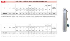 İmpo NKm 3/8 Keson Kuyu Pompası - 2 Hp
