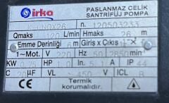 K-INOX 26 Paslanmaz Santrifüj Pompa 1 HP - İrka