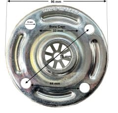 Nema Borulu Flanş Kapağı - 96x2 mm 1'' - İtalyan