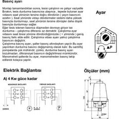 Etna 1-8 Bar - Trifaze Basınç Şalteri